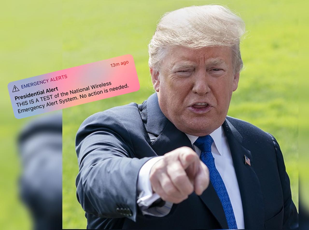 全米のスマホに届いた「大統領警報」が国民から笑われる