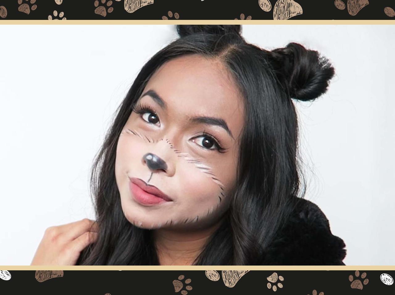 ハロウィンすべりこみ!10分でできる「クマさん」メイクが可愛すぎる