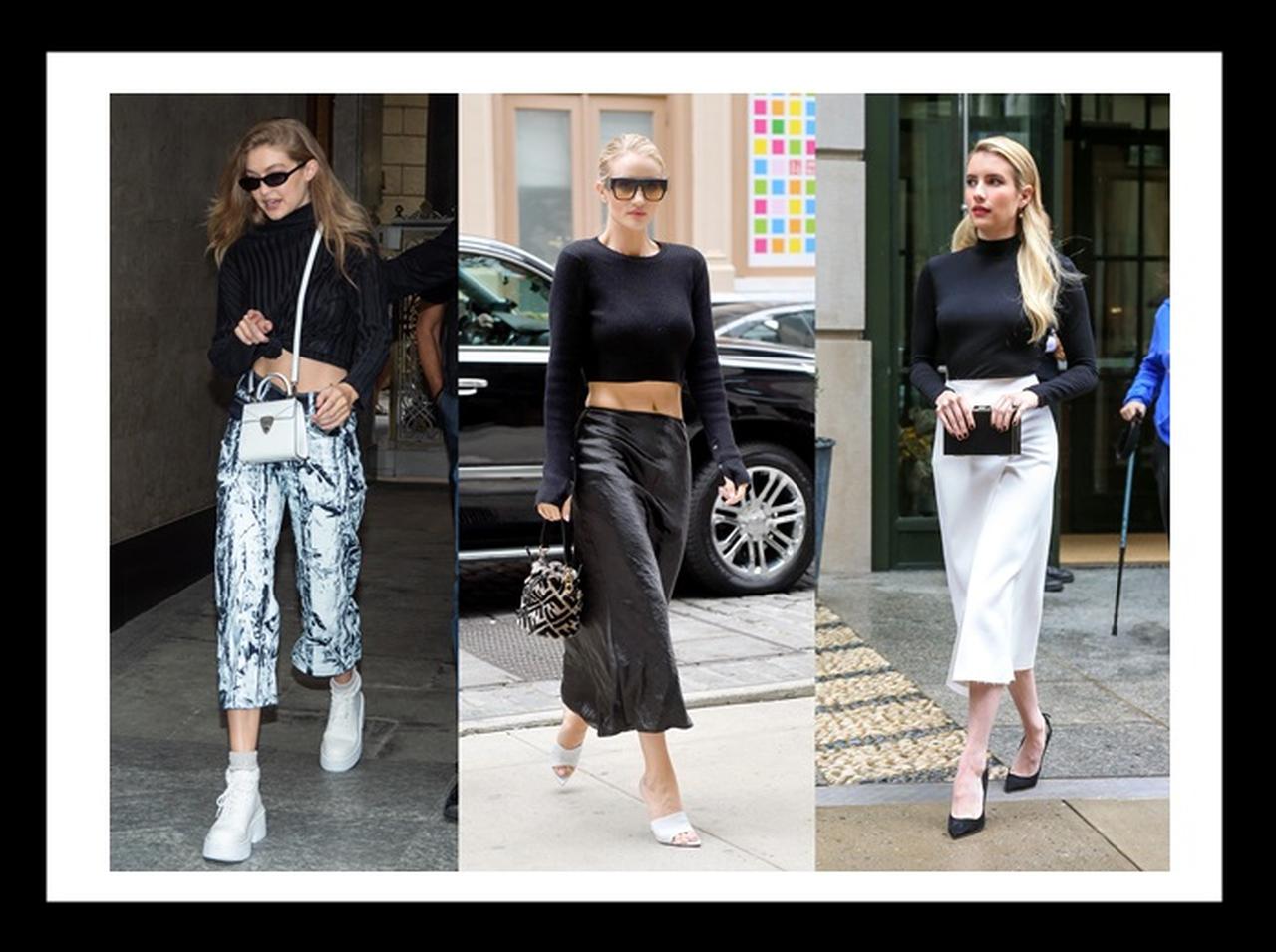 秋冬に大活躍！海外セレブの「黒ニット」を取り入れた最旬スタイル