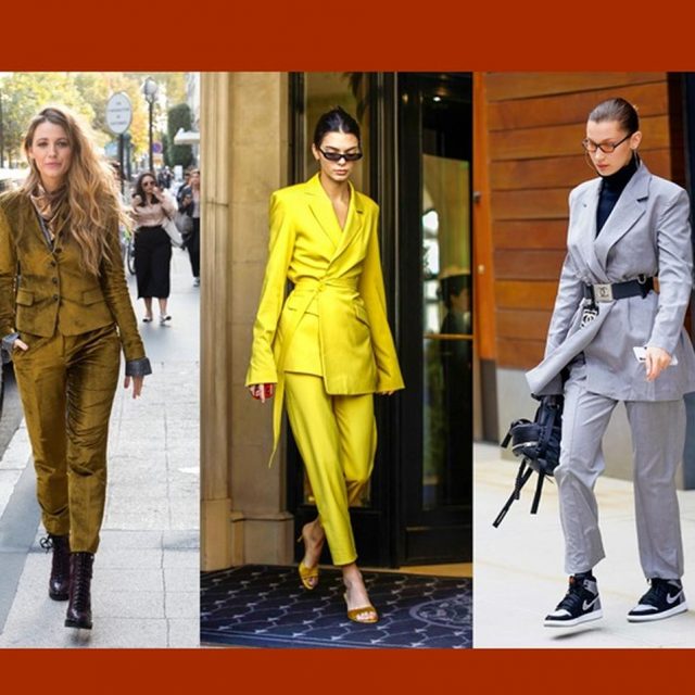 ハンサム女子が続出！海外セレブのこなれた「セットアップ」コーデ集