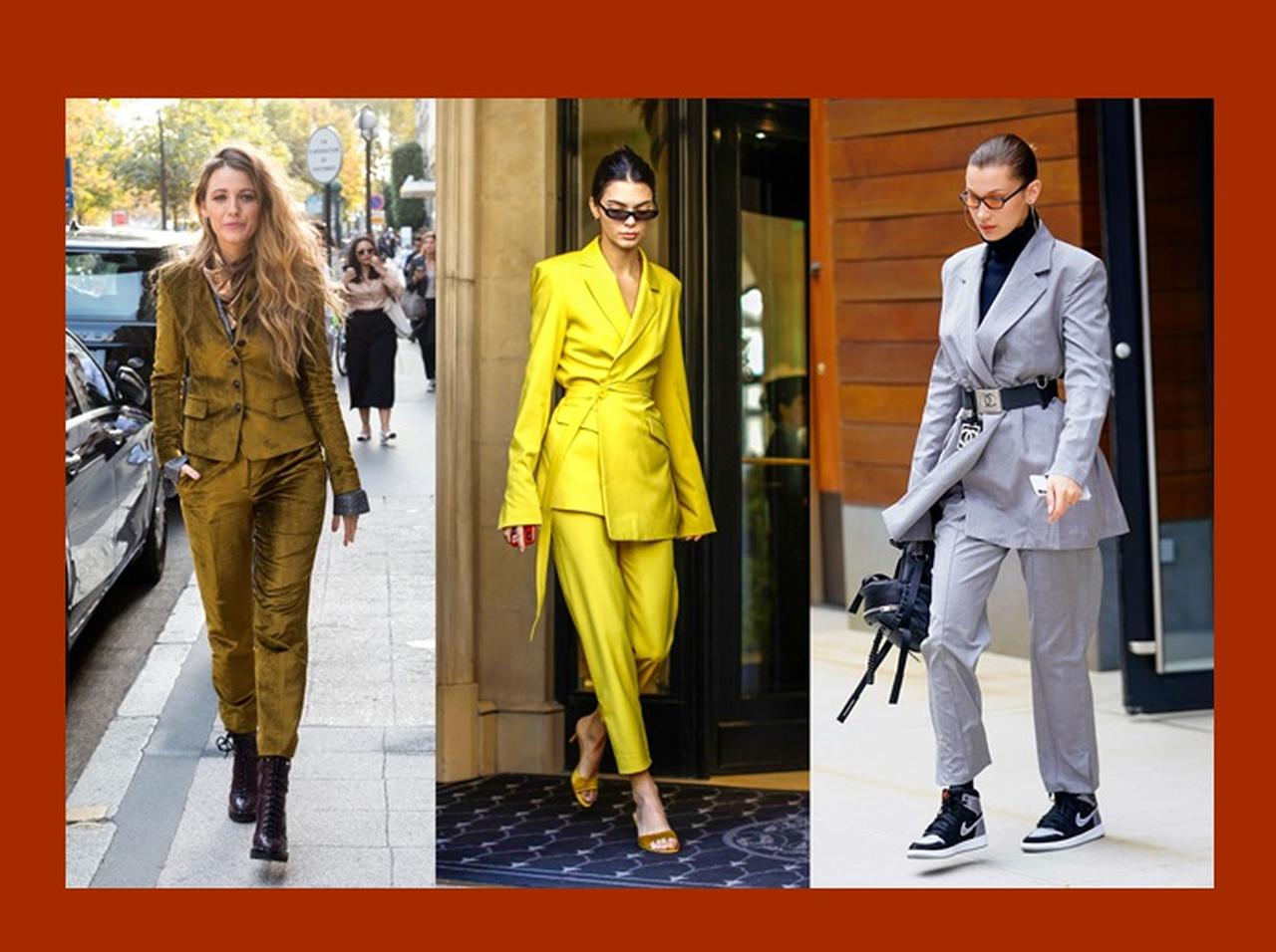 ハンサム女子が続出!海外セレブのこなれた「セットアップ」コーデ集