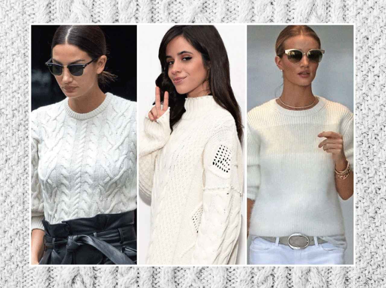 気を抜くと太って見える白ニットを「細見え」する着こなしテク!