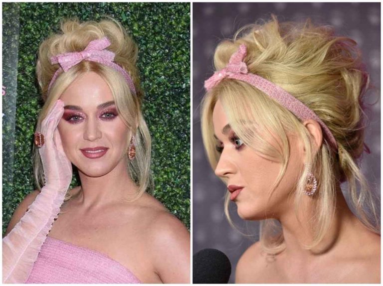 ケイティ・ペリーのキュートなピンクメイク＆ヘアに釘づけ♡