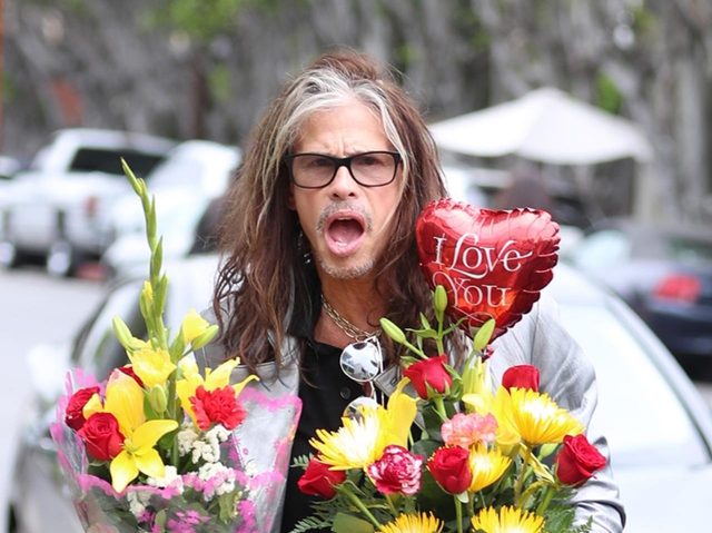 スティーヴン・タイラー、髪につけたヘアアクセが超乙女