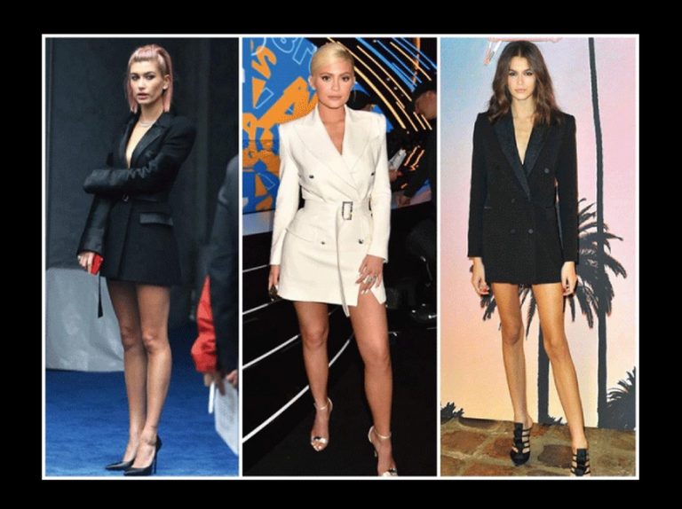 ジャケット?ドレス?新ルックの“タキシードドレス”にセレブが夢中