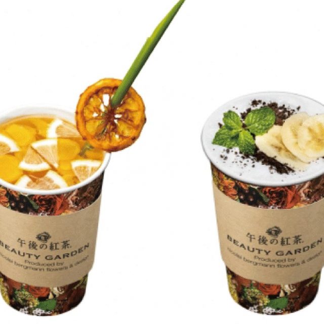 午後の紅茶と ニコライ バーグマン フラワーズ & デザイン がコラボ