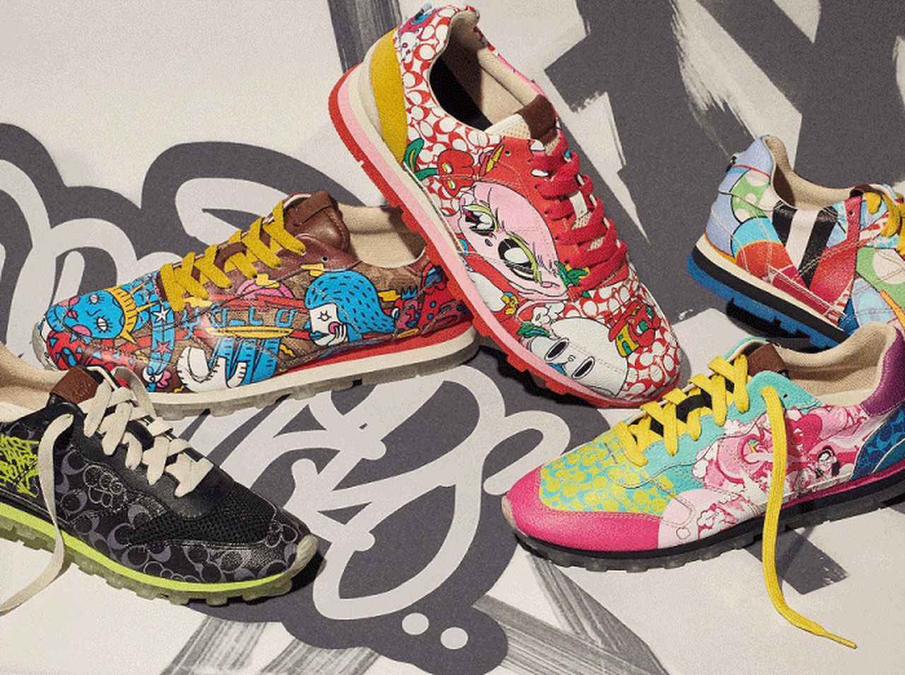 コーチの人気シューズ、日本を拠点に活躍するアーティストらとコラボ