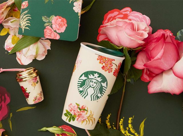 スターバックスのホリデー限定「花柄コレクション」がカワイイの極み！