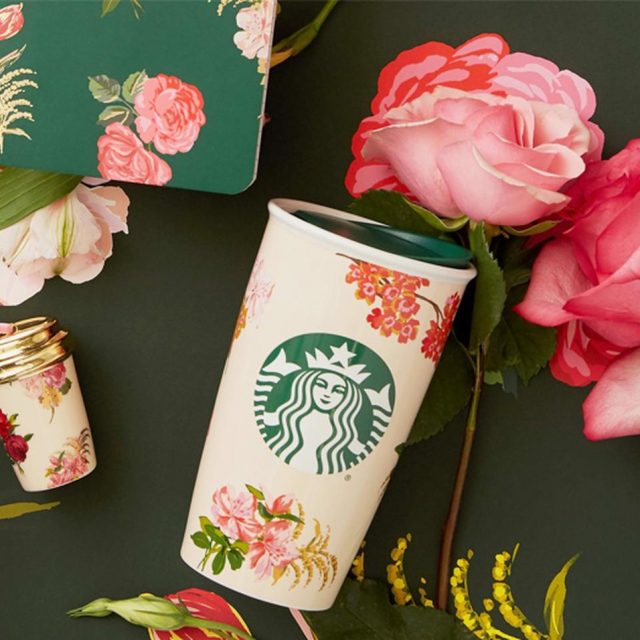 スターバックスのホリデー限定「花柄コレクション」がカワイイの極み！