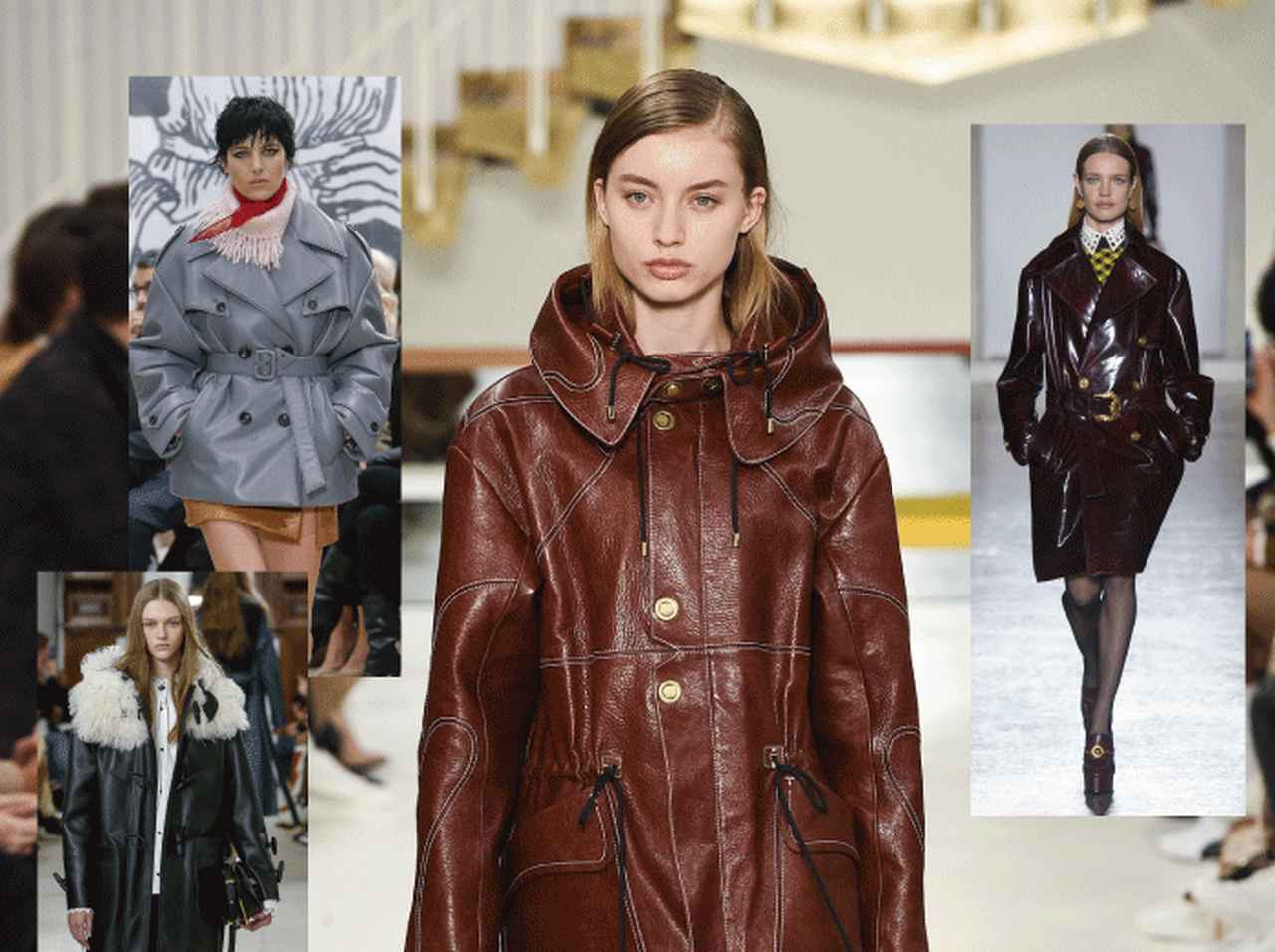 コートトレンド速報!レザーコートが空前のブーム!!