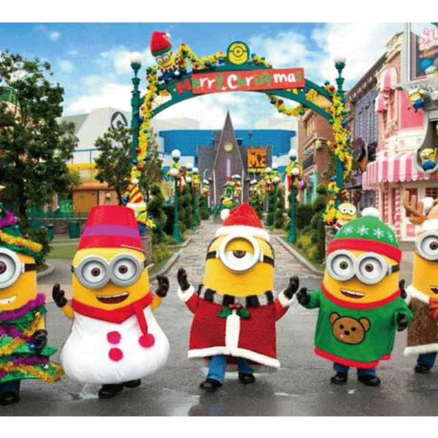 USJ、ミニオンがクリスマスをお祝い！ハチャメチャ“イエロー・クリスマス”開幕