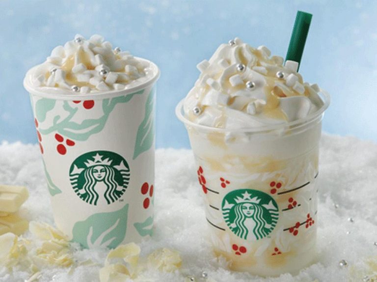 スターバックス新作は雪のような、ホワイト チョコレート スノー フラペチーノ