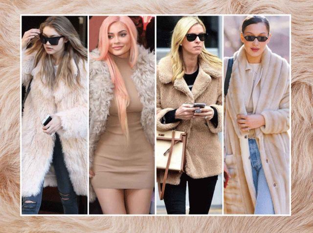 思わず触りたくなっちゃう♡ベージュのモコモココートがセレブに人気