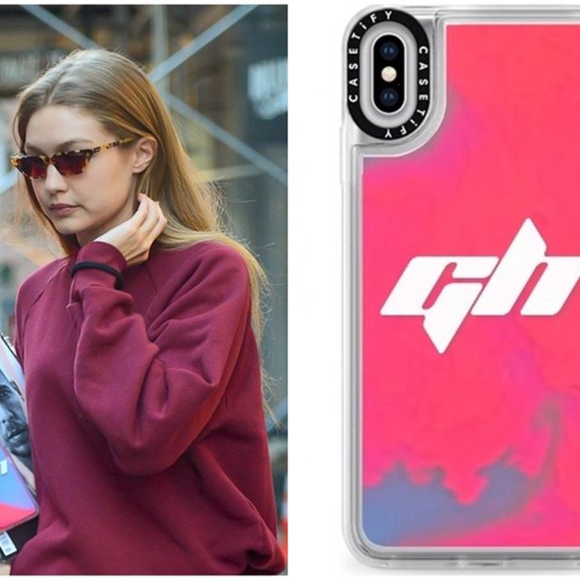 ジジ・ハディッド、日本でも購入可でリーズナブルなスマホケース愛用