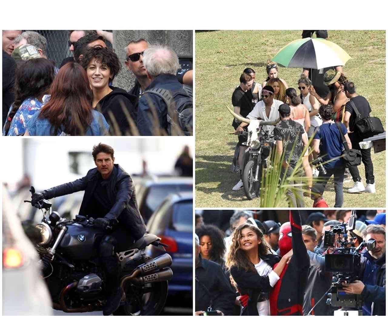 セレブたちが路上で撮影するってどんな感じ？セレブの撮影風景25選