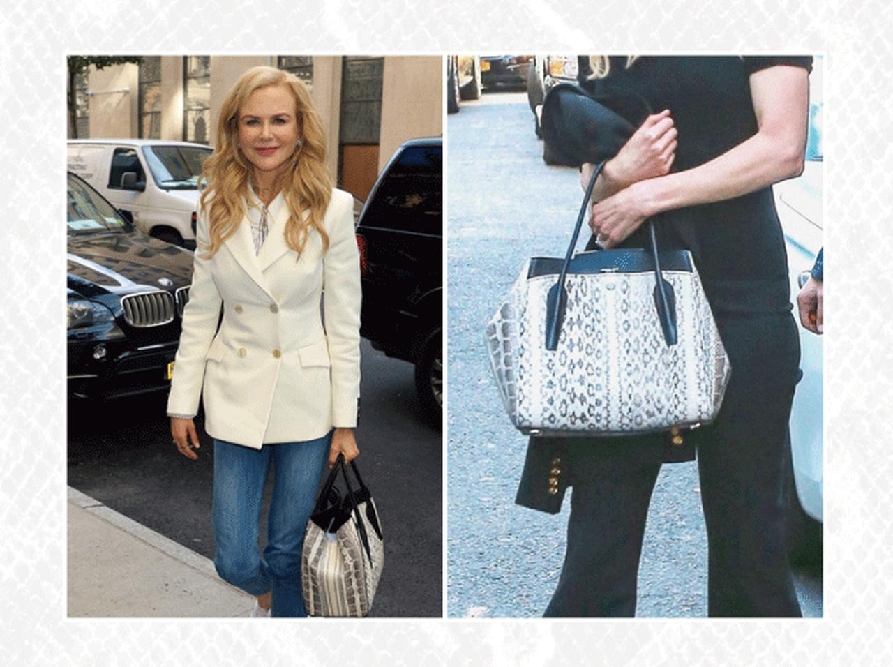 ニコール・キッドマン、マイケル・コース コレクションのバッグをヘビロテ