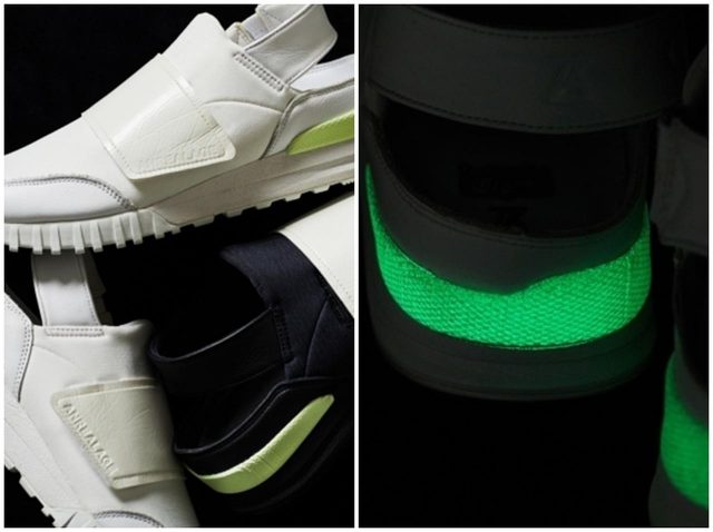 オニツカタイガー、スニーカーを履いて加わった力で発光するスニーカーを発売！