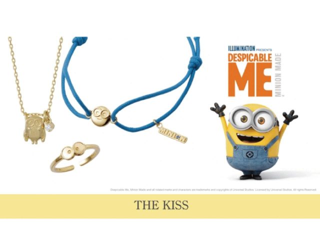 ミニオンとTHE KISSが初のコラボジュエリーを発売