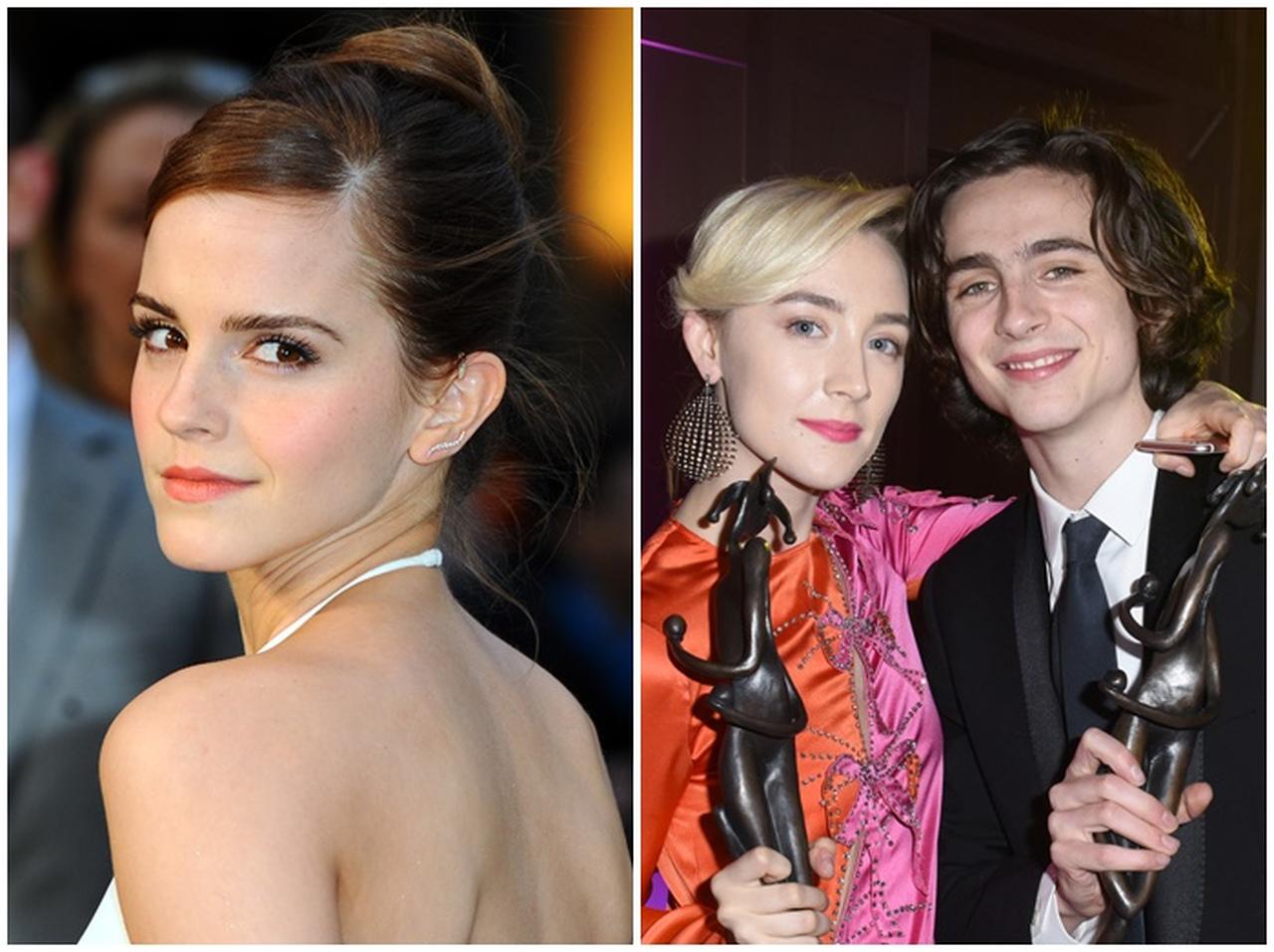 エマ・ワトソン、ティモシー・シャラメ＆シアーシャ・ローナンと仲良し写真を公開