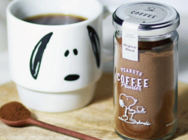 スヌーピーのコーヒーパウダーが登場