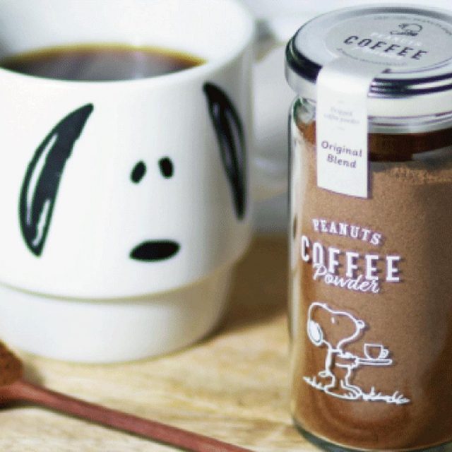 スヌーピーのコーヒーパウダーが登場