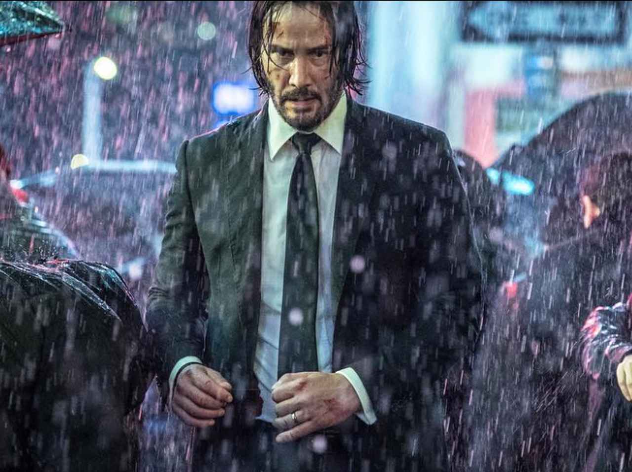 キアヌ・リーブスがずぶ濡れ全力疾走!『ジョン・ウィック3』の予告編が公開