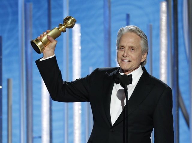 マイケル・ダグラス、受賞スピーチで「アリガトウ」と日本語で感謝【ゴールデン・グローブ2019】