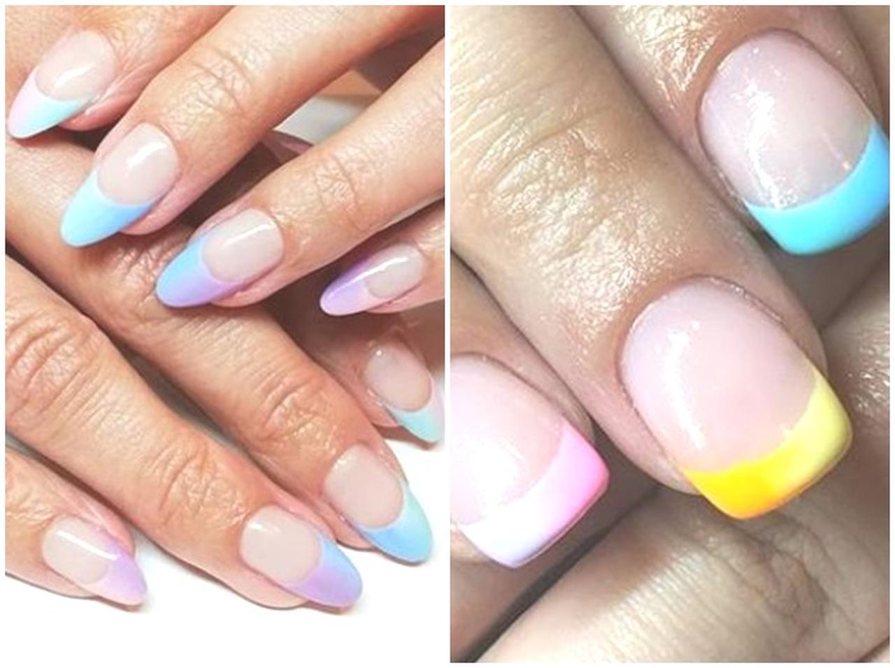 この春は「カラフル・フレンチネイル」にチェンジ!【ネイルデザイン集】