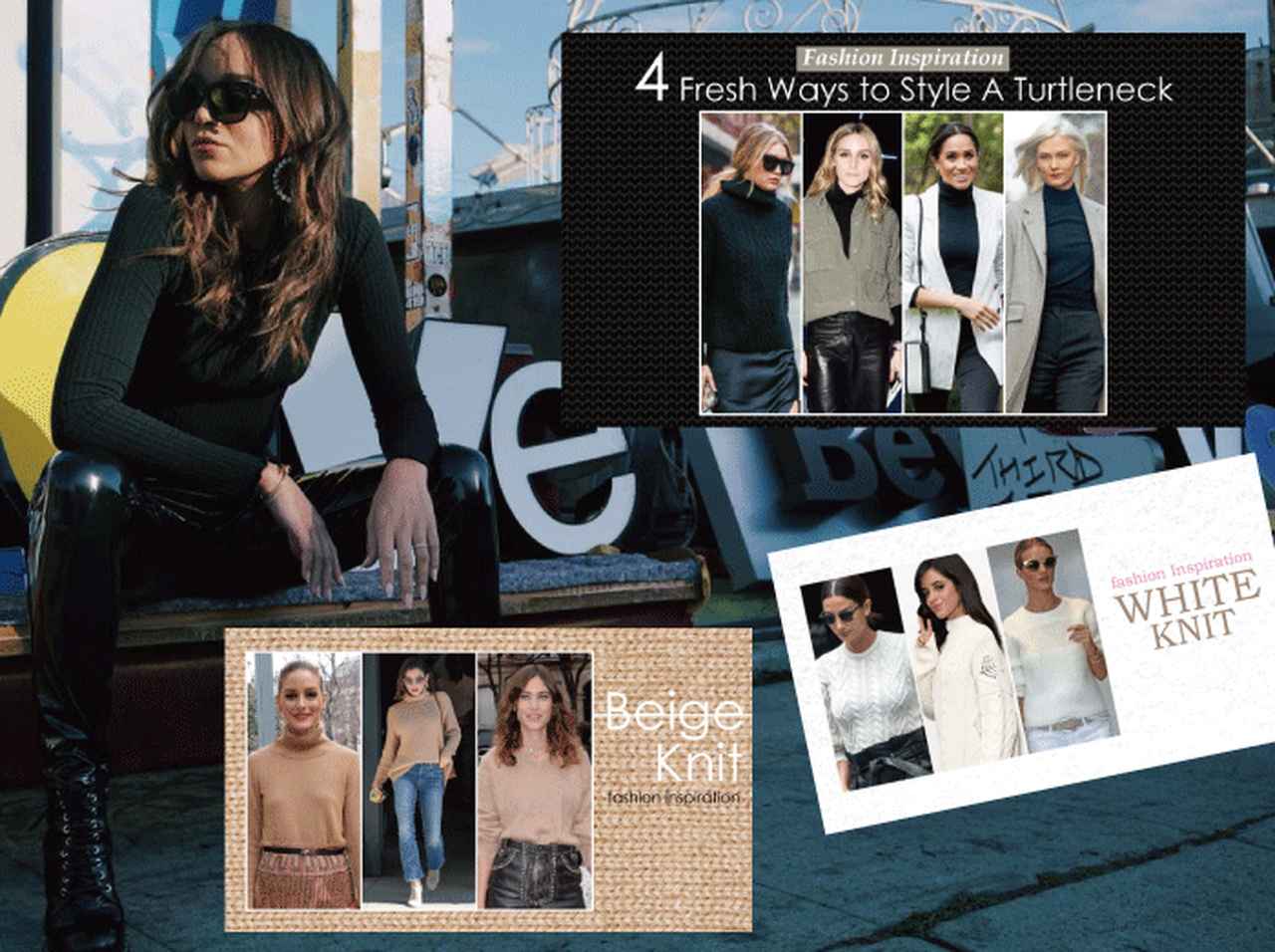 ニットで冬をオシャレに乗り切る、セレブの着こなし集！