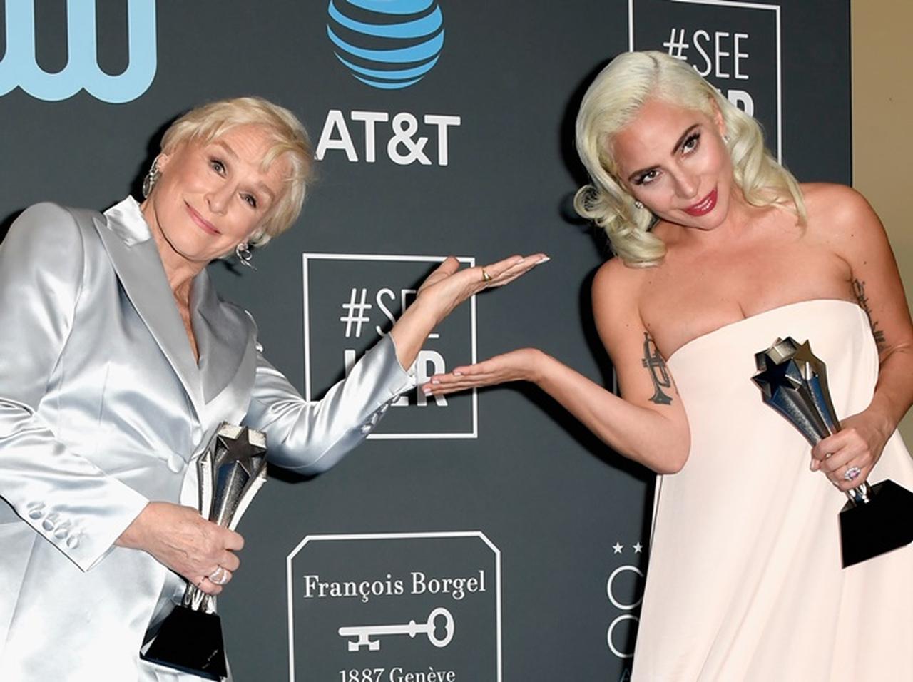 レディー・ガガ、オスカー前哨戦でまさかの「引き分け」で主演女優賞を受賞【クリティクス・チョイス・アワード2019】