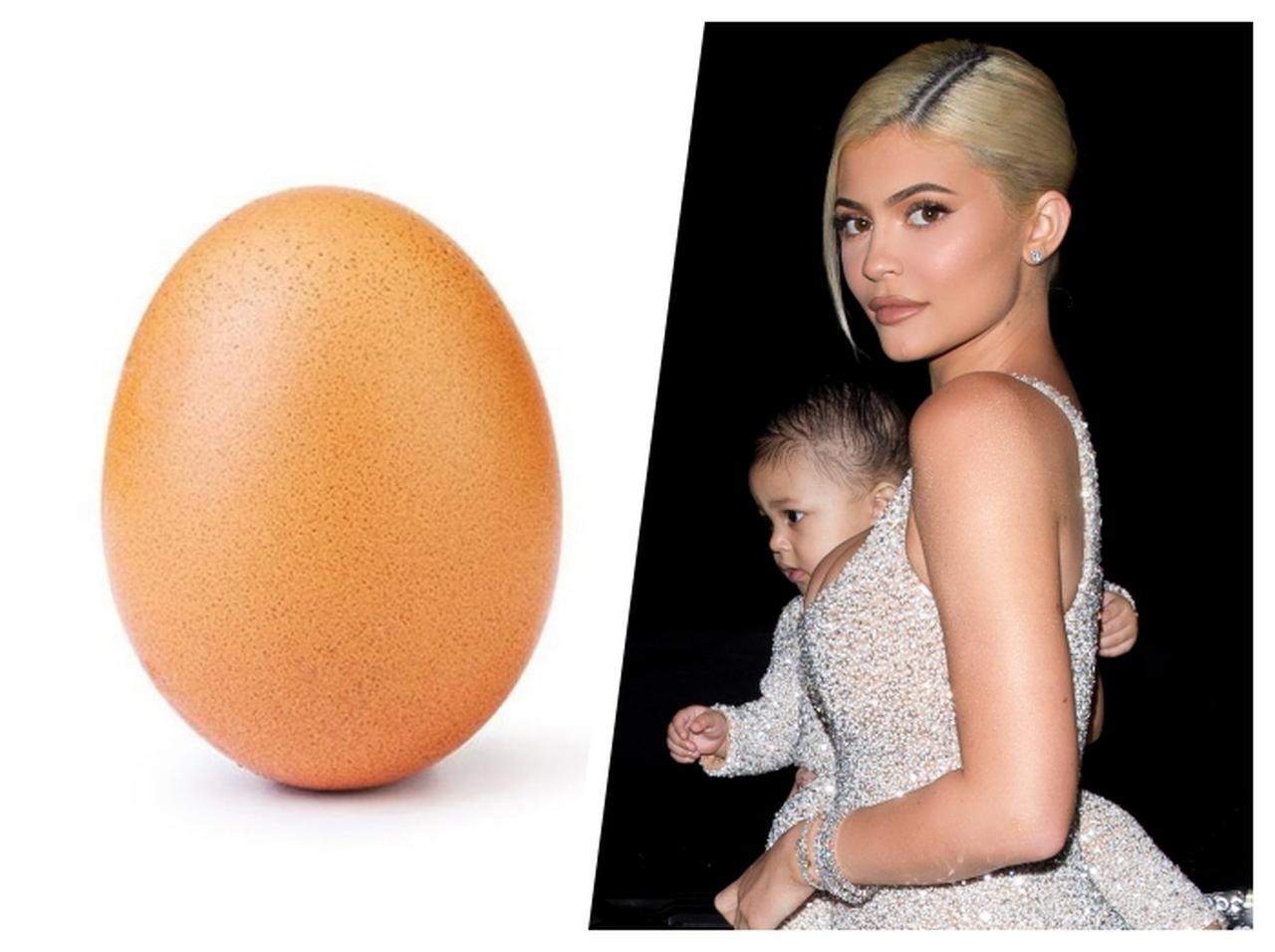 カイリー・ジェンナー、インスタ世界記録を「卵」に破られ爆笑の反撃に出る