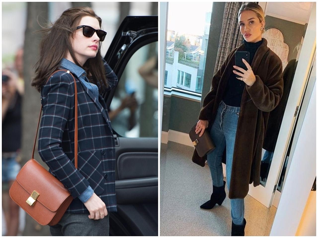 セリーヌのクラシックボックスバッグが女優＆モデルたちに大人気！