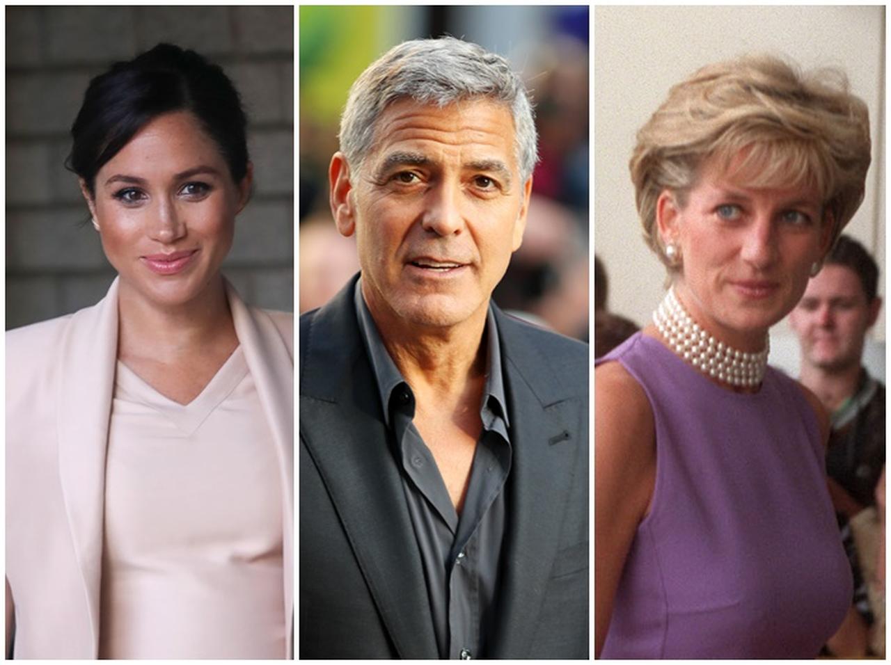 メーガン妃の『悪い噂』にジョージ・クルーニーが反論「ダイアナ元妃と同じ」