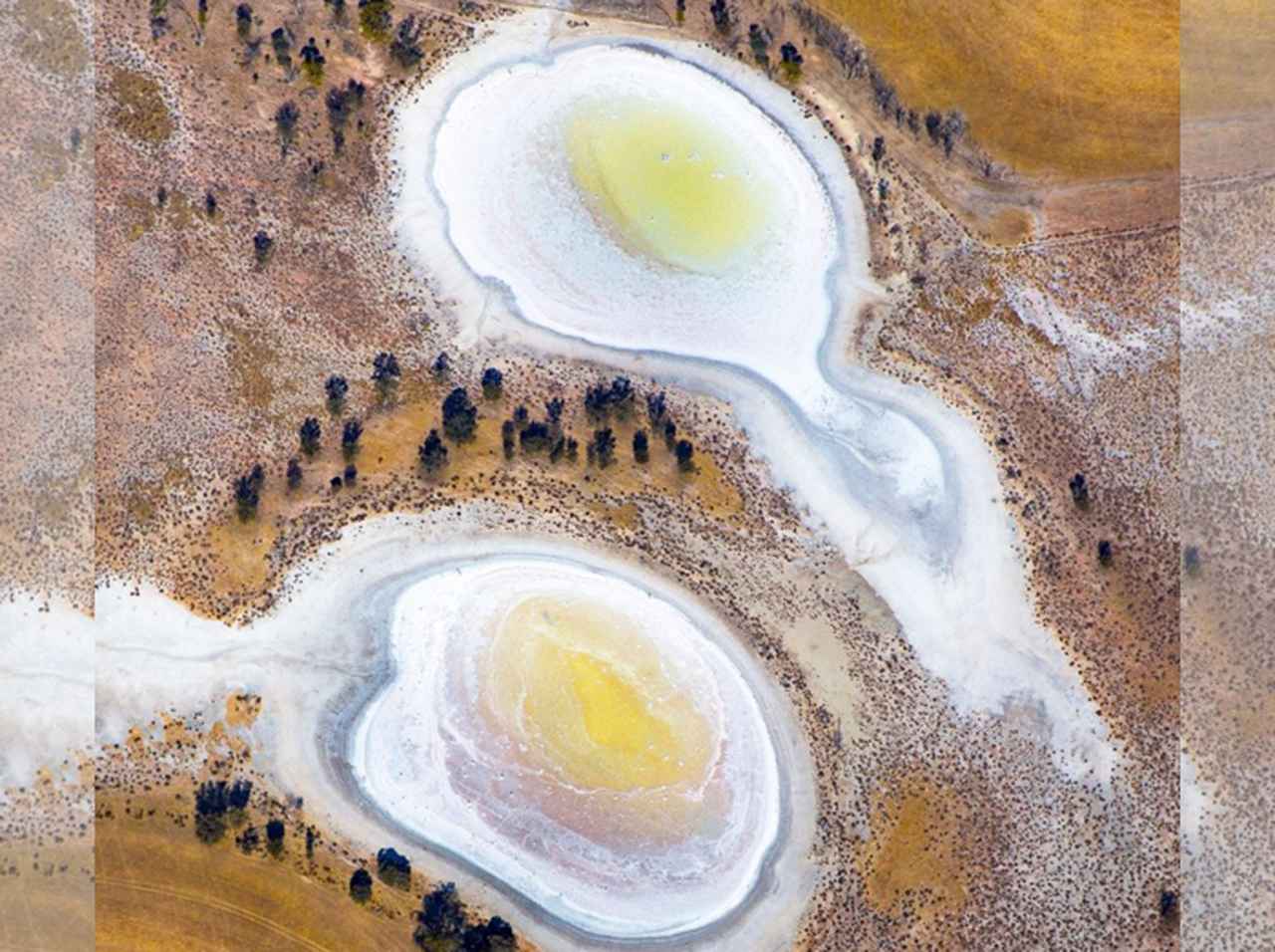 奇跡の１枚！地上に出現した「目玉焼き」の正体は？