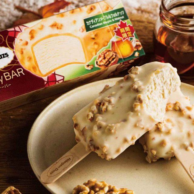 ハーゲンダッツ新作は、メープル＆ウォルナッツのクランチーバー