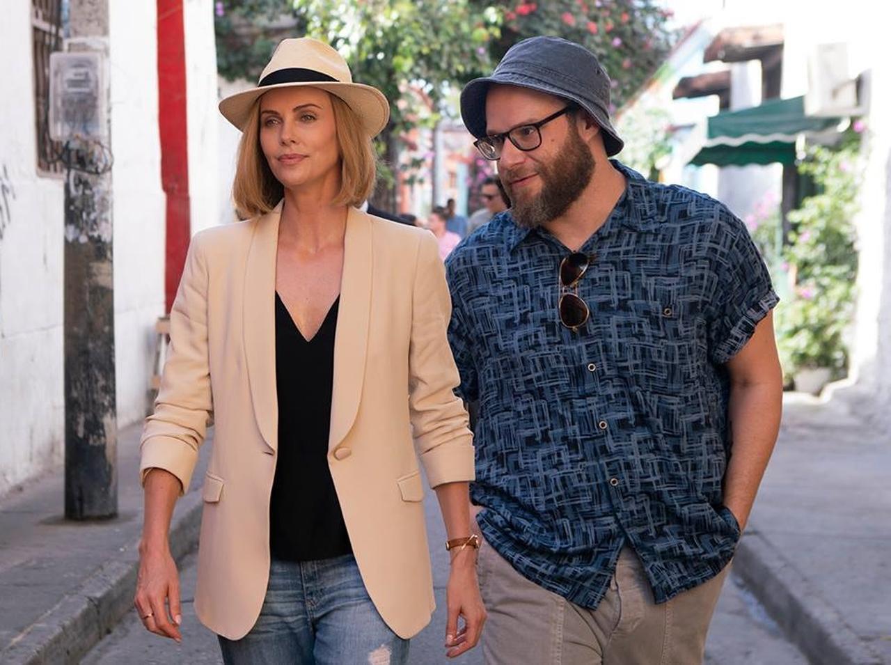 まるでキャサリン妃とぽちゃおじさんのようなカップル？　映画『ロング・ショット』