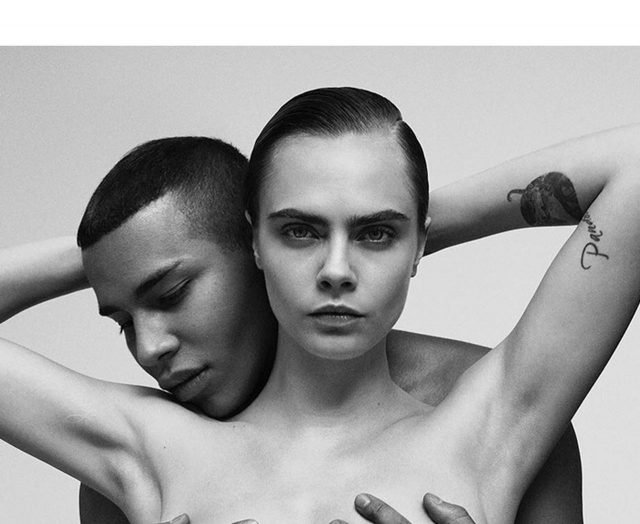 カーラ・デルヴィーニュ、バルマンの広告でフルヌードをお披露目