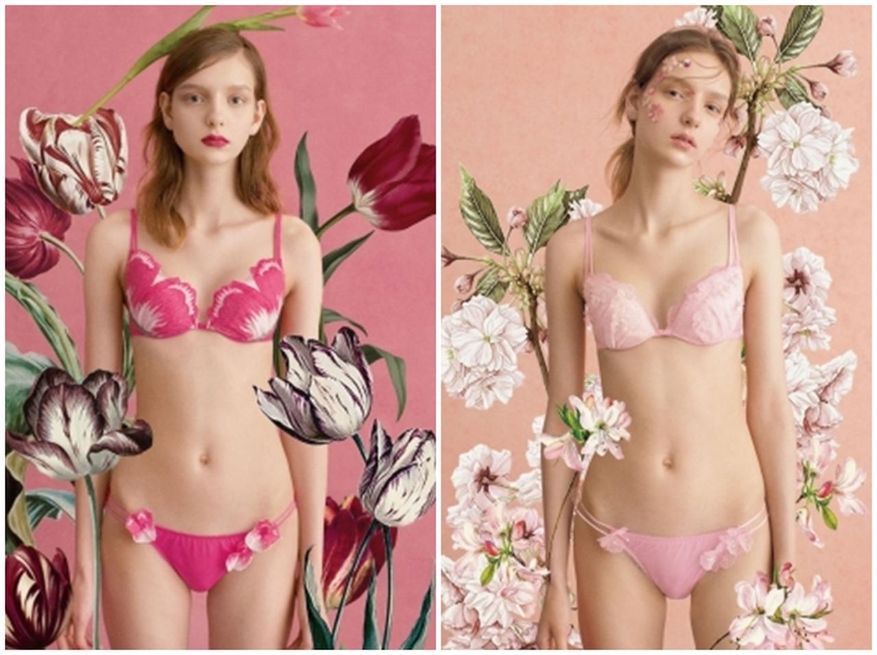 ピーチ・ジョン、さまざまな花をブラのデザインに落とし込んで