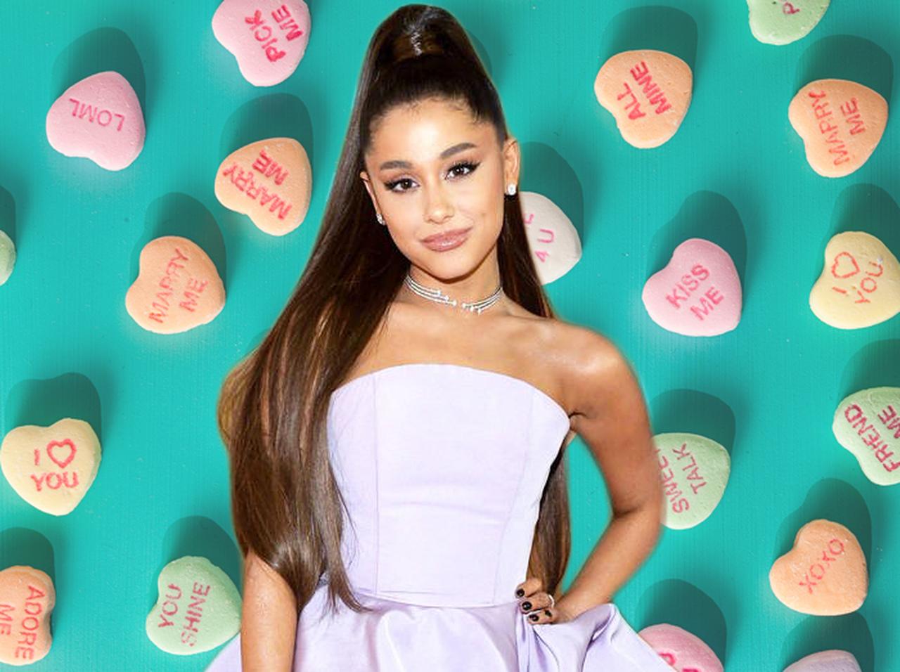 アリアナ・グランデのバレンタイン仕様ネイルが「自虐カワイイ」