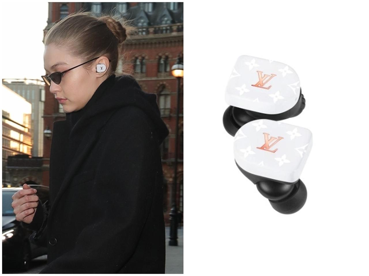 ルイ・ヴィトンのワイヤレスイヤホンが新しい!ジジ・ハディッドが愛用♡