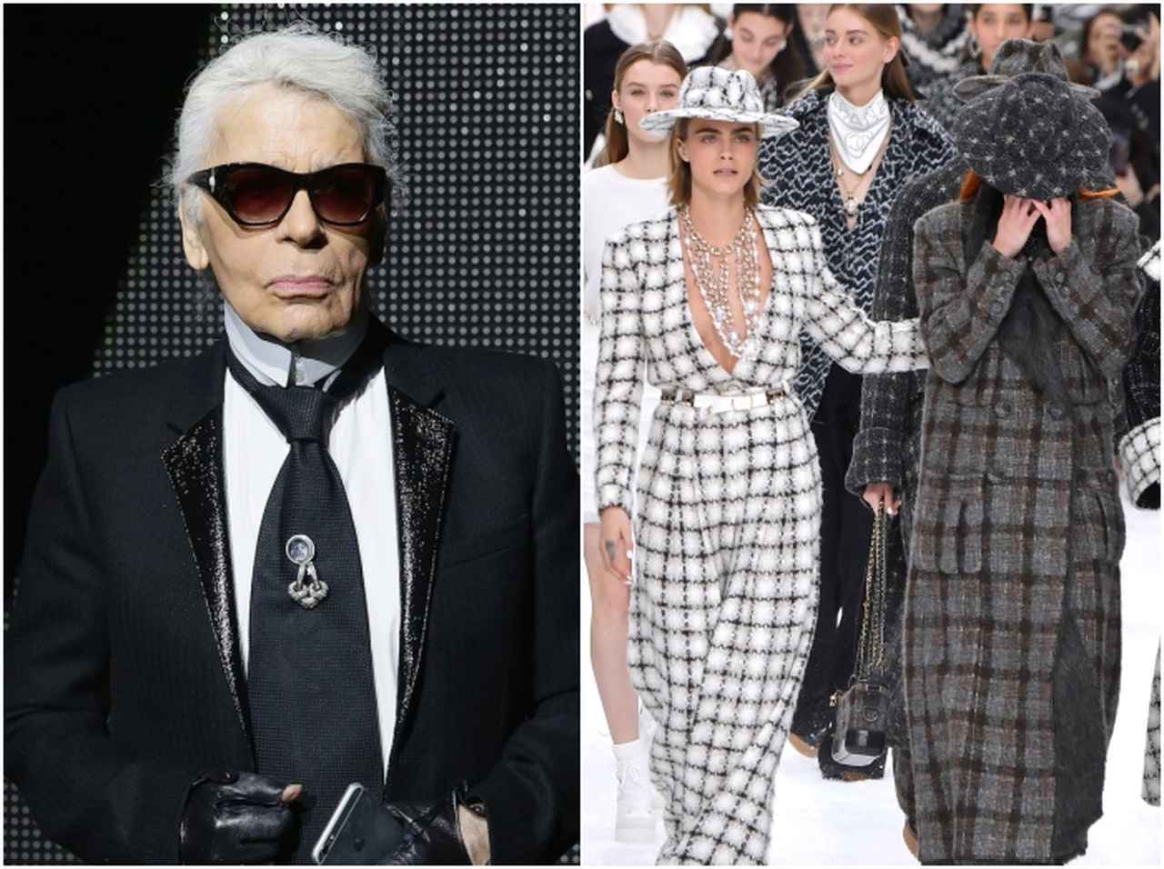 シャネル、カール・ラガーフェルドの遺作コレクションを発表 モデルがランウェイで涙