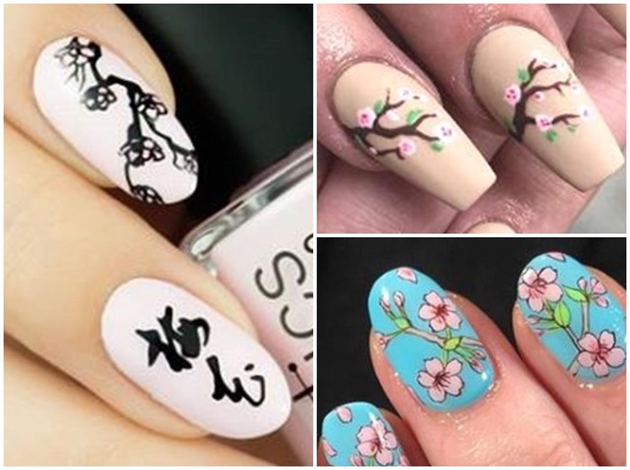 海外でも人気！お花見前にチェックしたい、桜のかわいいネイルデザイン集