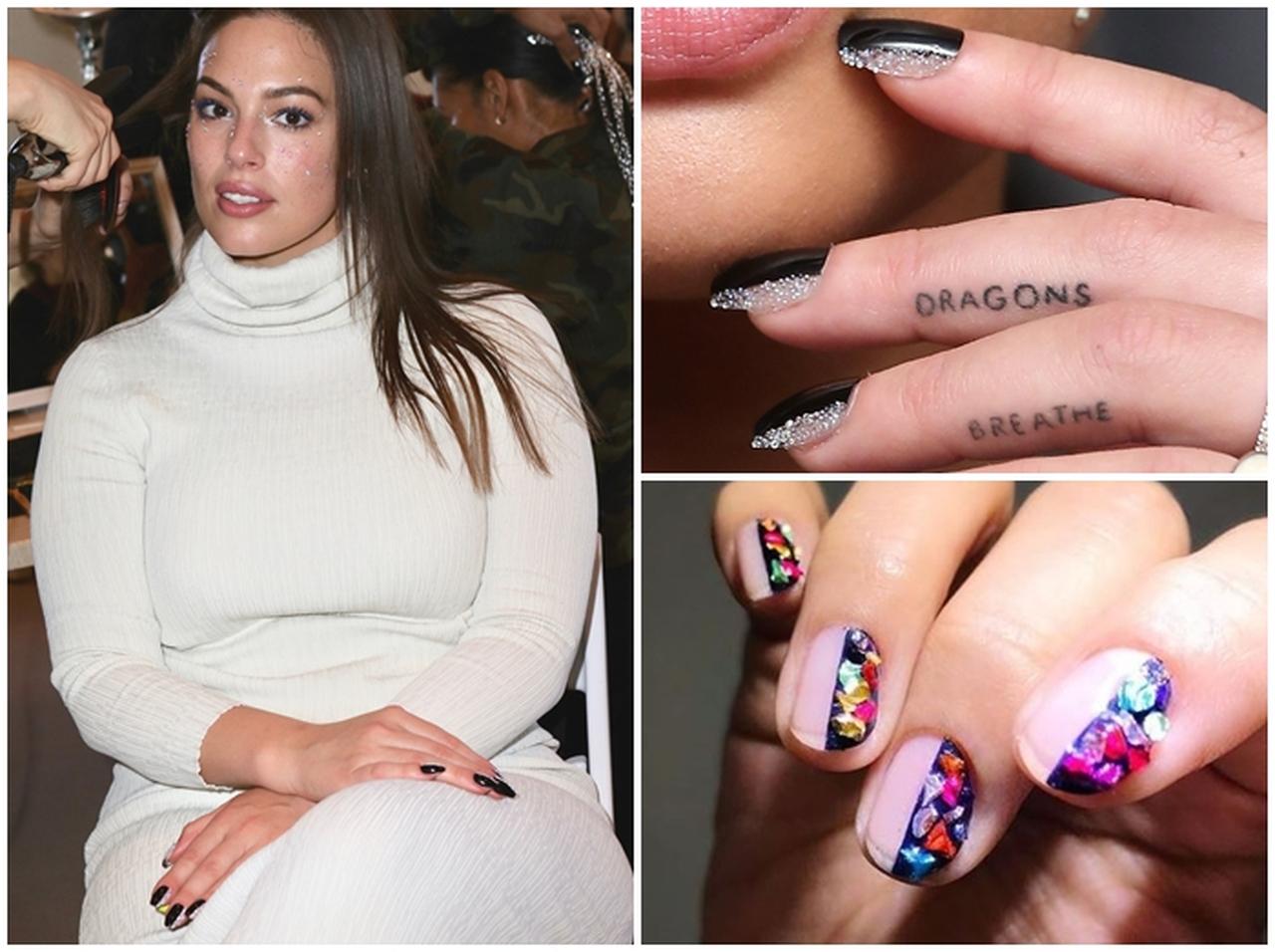 半分だけジュエリーのキラめき！「ハーフ・ジェムネイル」がオシャレ