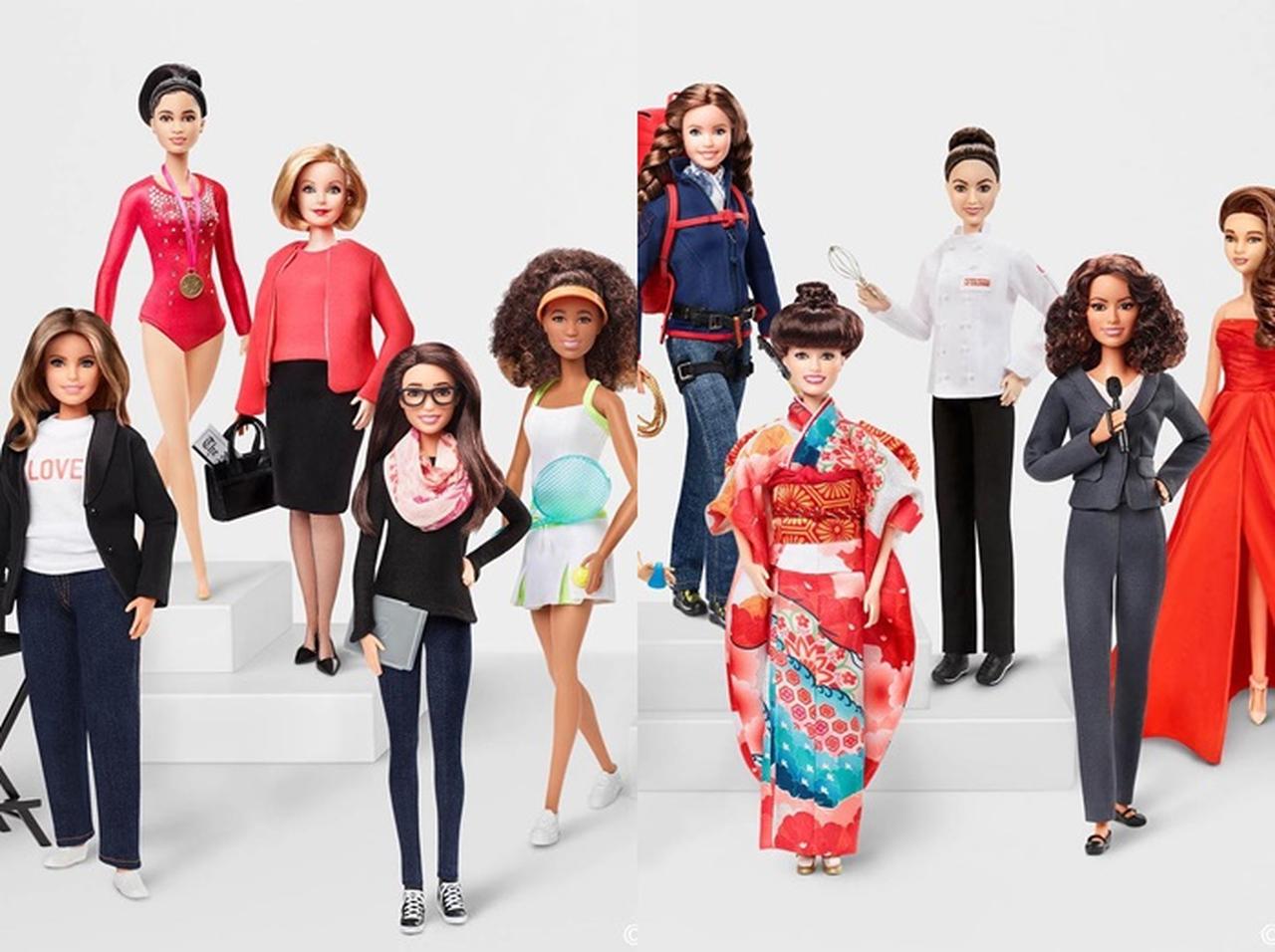 国際女性デーに著名な女性20人のバービー人形が誕生、黒柳徹子や大坂なおみも