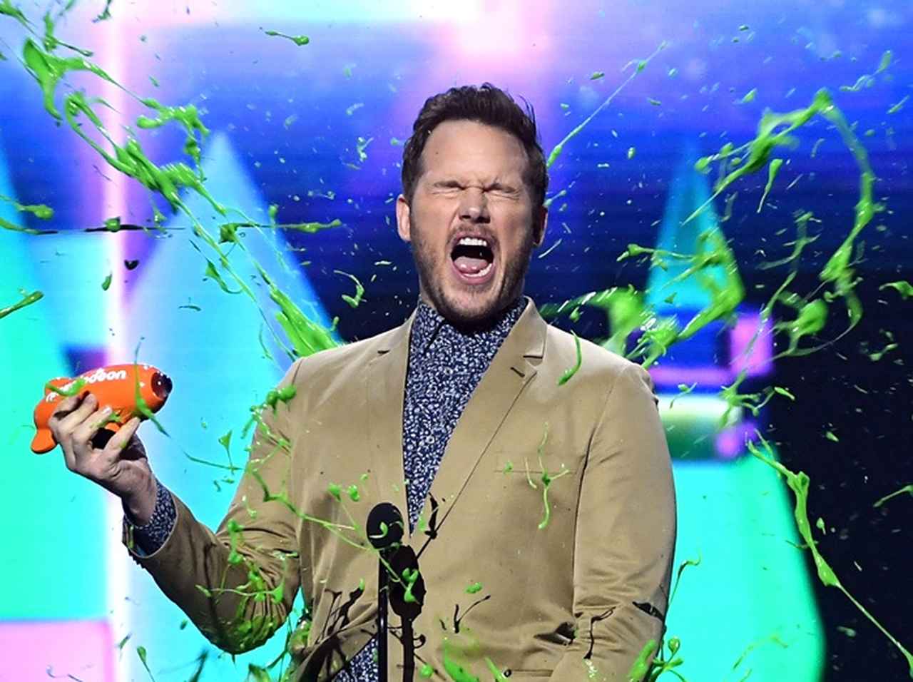 クリス・プラット、全身スライムまみれになった結果「体のアノ部分」に異変【キッズチョイス】