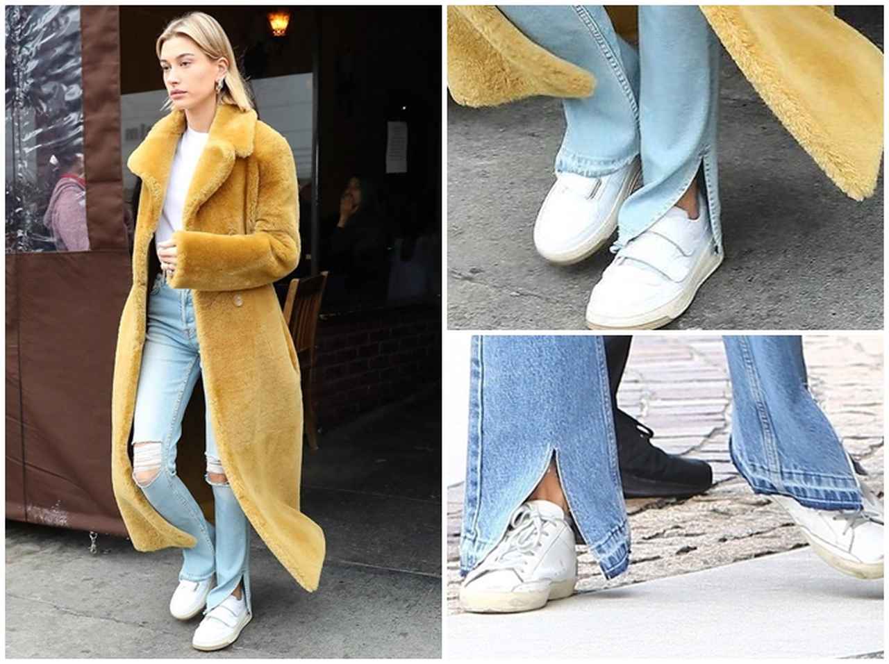 裾が割れた“スプリットレグ”デニムが新しい!【セレブのデニム】