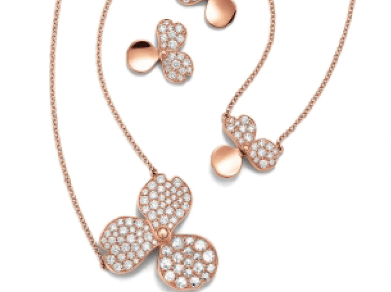 ティファニーの人気 「ペーパーフラワー」コレクション、新作ローズゴールド登場