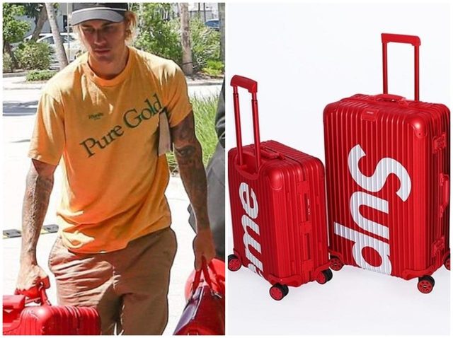 シュプリーム×リモワのスーツケースをジャスティン・ビーバーが愛用！