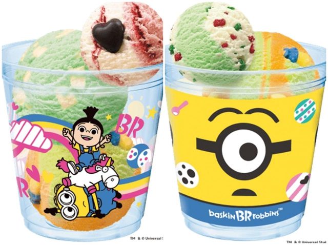 サーティワン、ミニオンキャンペーンでミニアイスがオン！