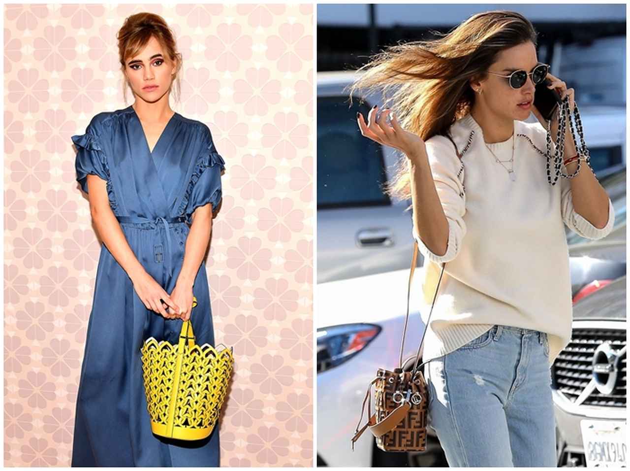 春の軽やかな装いにマッチするバケツバッグ♡